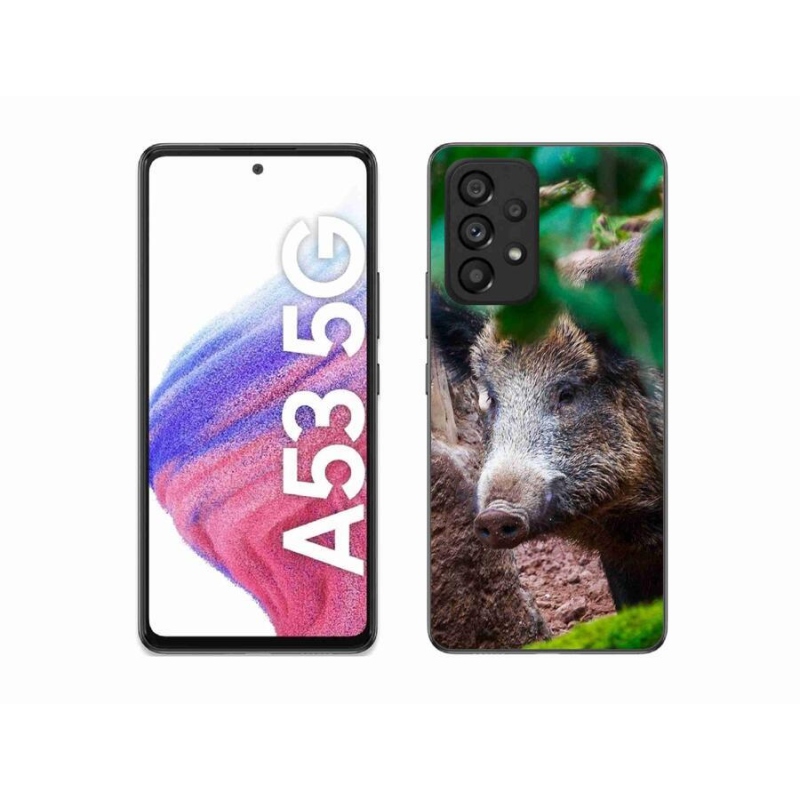 Gél borító mmCase Samsung Galaxy A53 5G - vaddisznóhoz