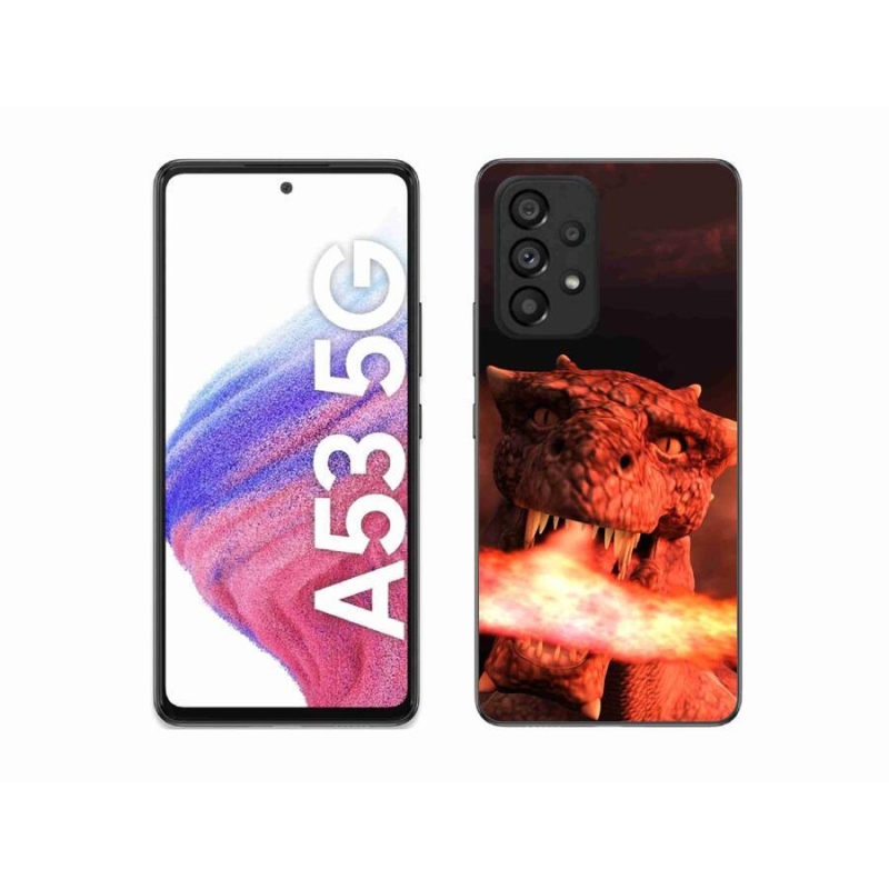 Zselés borítás mmCase Samsung Galaxy A53 5G - sárkány