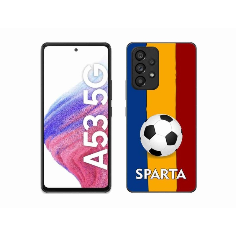 Gél védőburkolat mmCase Samsung Galaxy A53 5G - futball 1