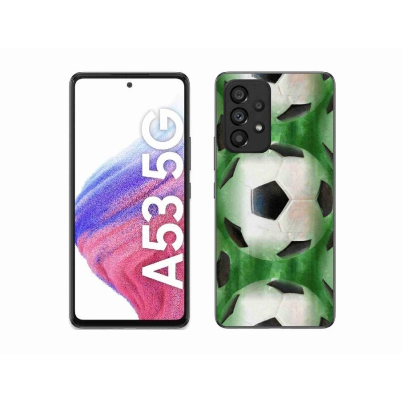 Gél borítás mmCase a mobil Samsung Galaxy A53 5G - focilabda