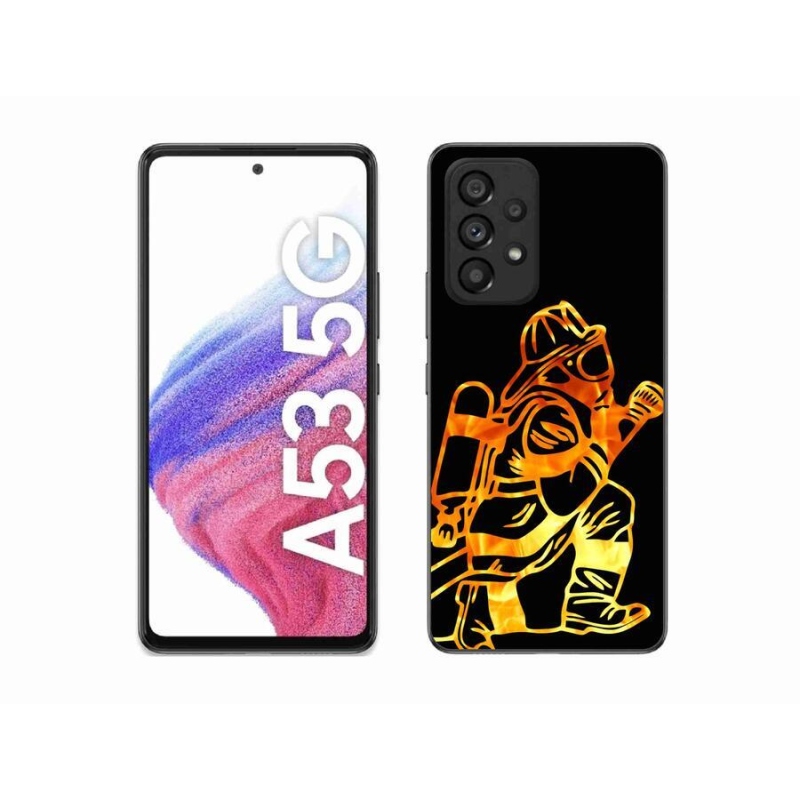 Gél borítás mmCase Samsung Galaxy A53 5G - tűzoltó 1