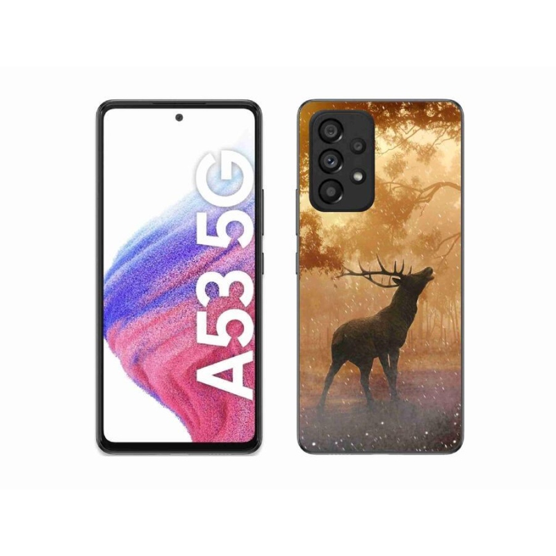 Zselés borítás mmCase Samsung Galaxy A53 5G - szarvas a vadászaton