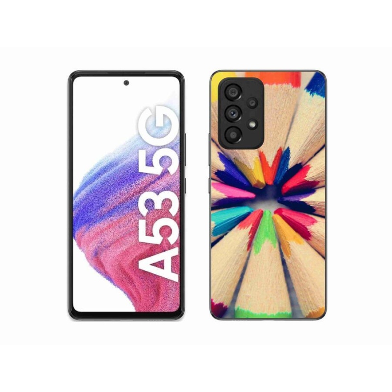 Zselés borítás mmCase Samsung Galaxy A53 5G - zsírkrétákhoz