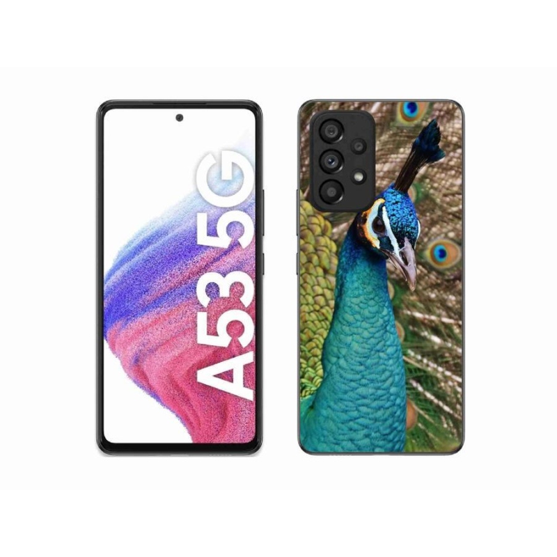 Zselés borítás mmCase Samsung Galaxy A53 5G - páva