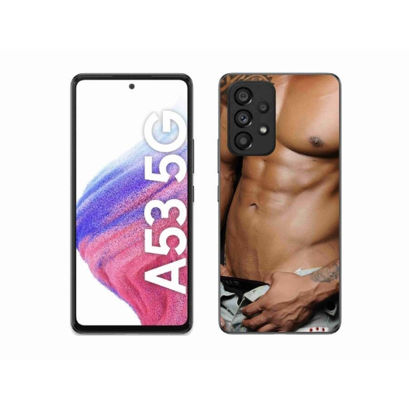 Gél borítás mmCase Samsung Galaxy A53 5G - szexi férfi