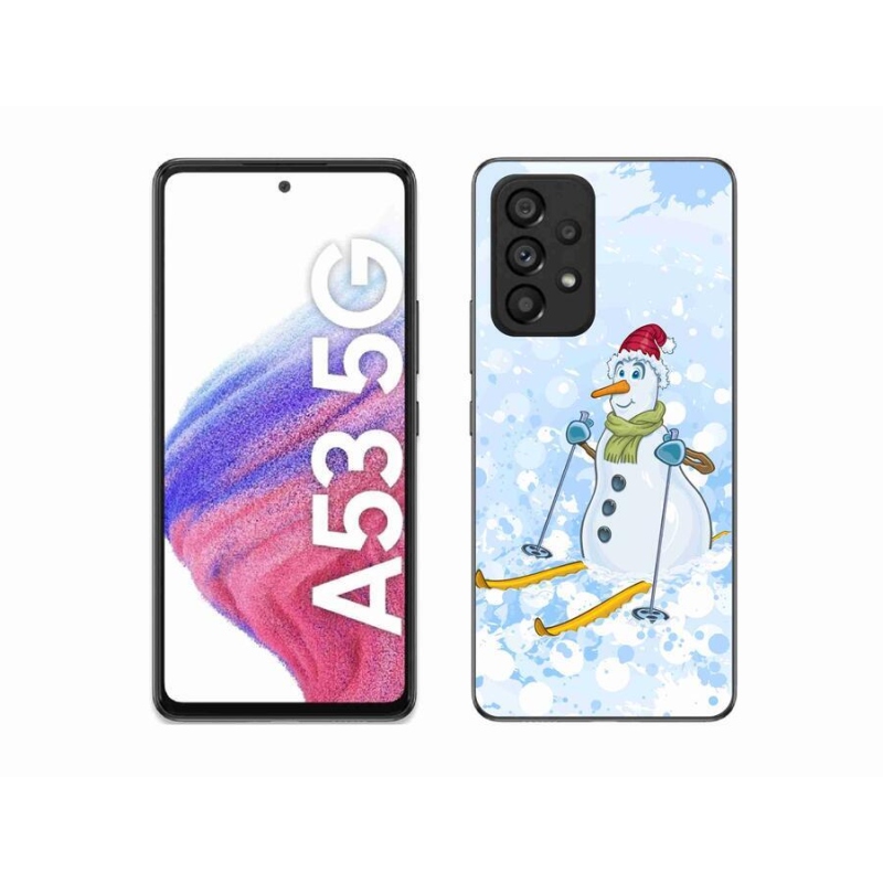 Gél védőhuzat mmCase Samsung Galaxy A53 5G - hóemberhez