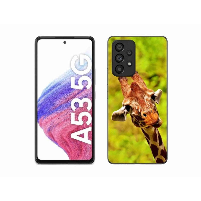 Zselés borítás mmCase Samsung Galaxy A53 5G - zsiráf