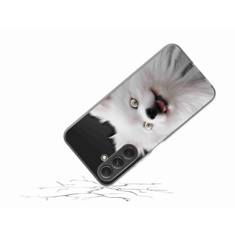 Gél védőhuzat mmCase Samsung Galaxy A54 5G - fehér tüske