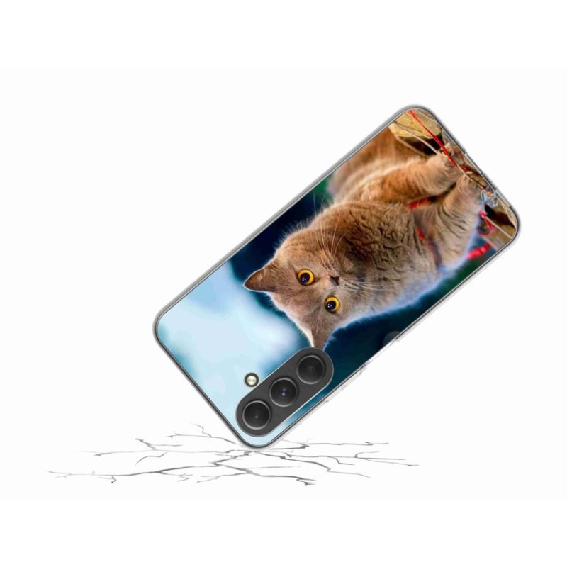 Gél védőhuzat mmCase Samsung Galaxy A54 5G - brit kék 2