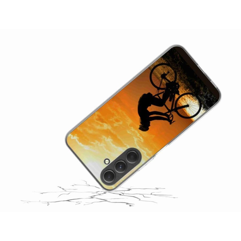 Gél borító mmCase Samsung Galaxy A54 5G - kerékpározás