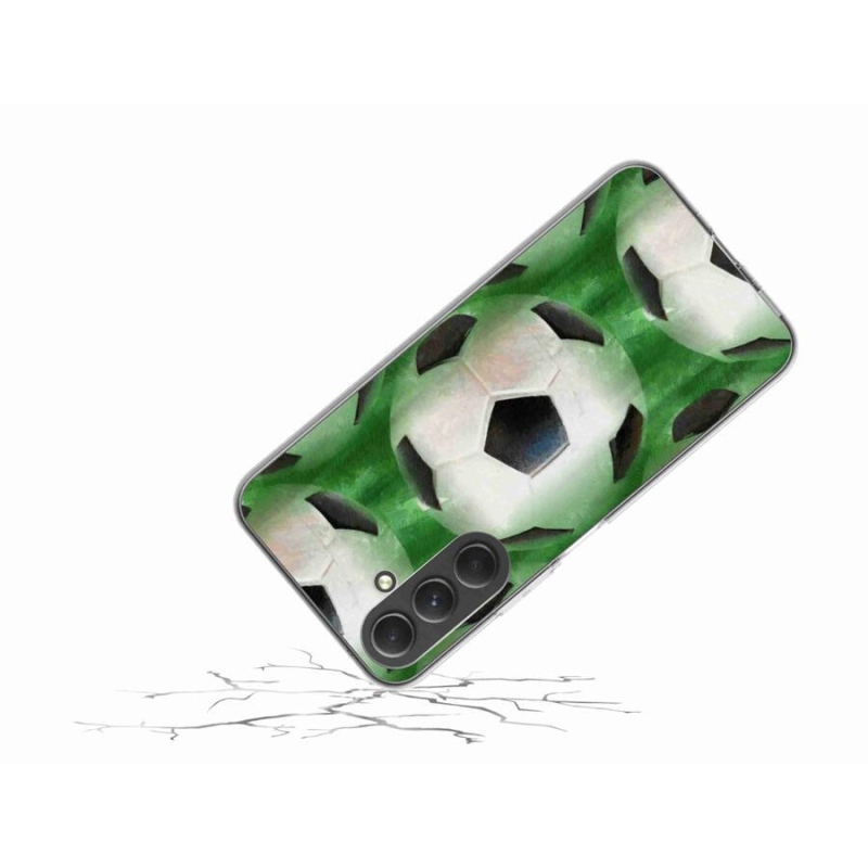 Gél borítás mmCase a mobiltelefon Samsung Galaxy A54 5G - focilabda
