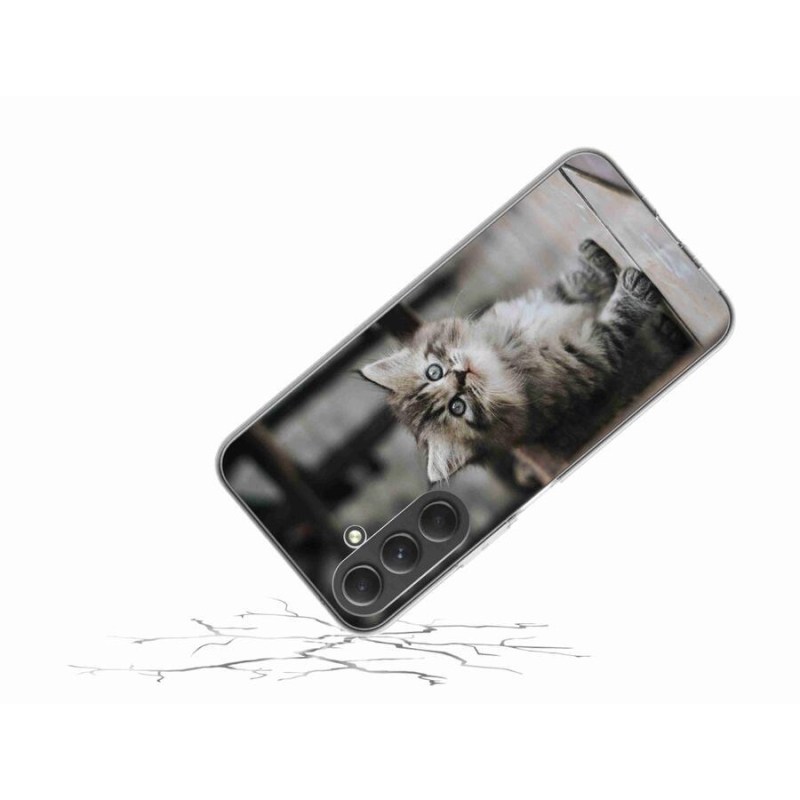 Zselés borítás mmCase Samsung Galaxy A54 5G - cica