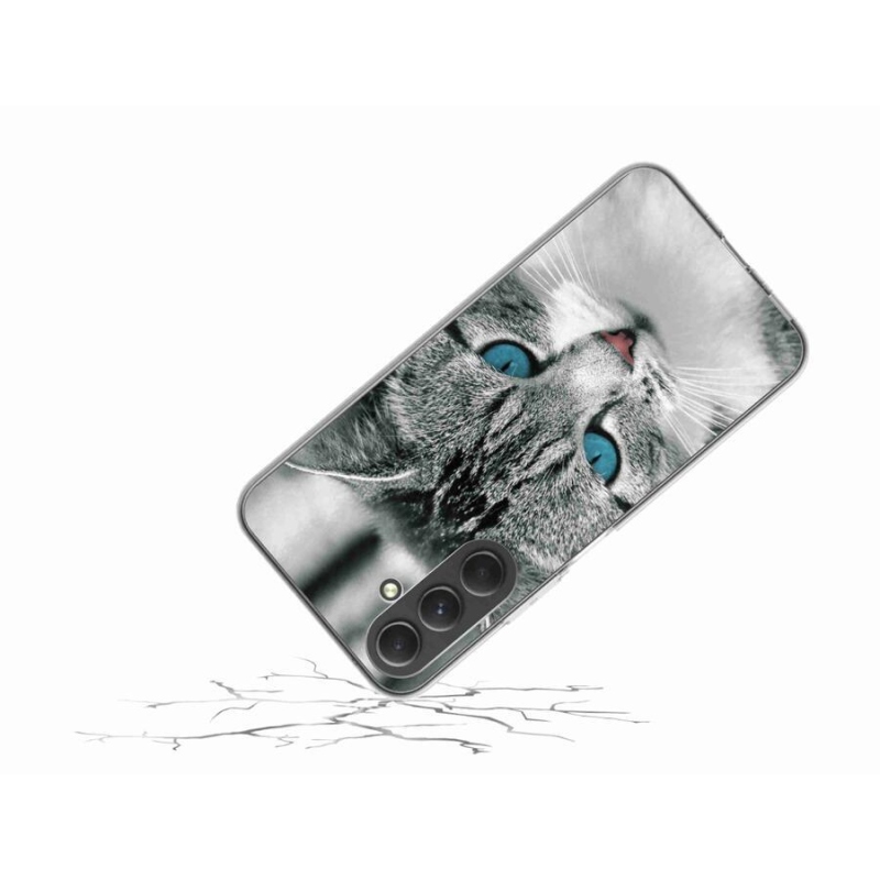 Zselés borítás mmCase Samsung Galaxy A54 5G - macskaszem 1