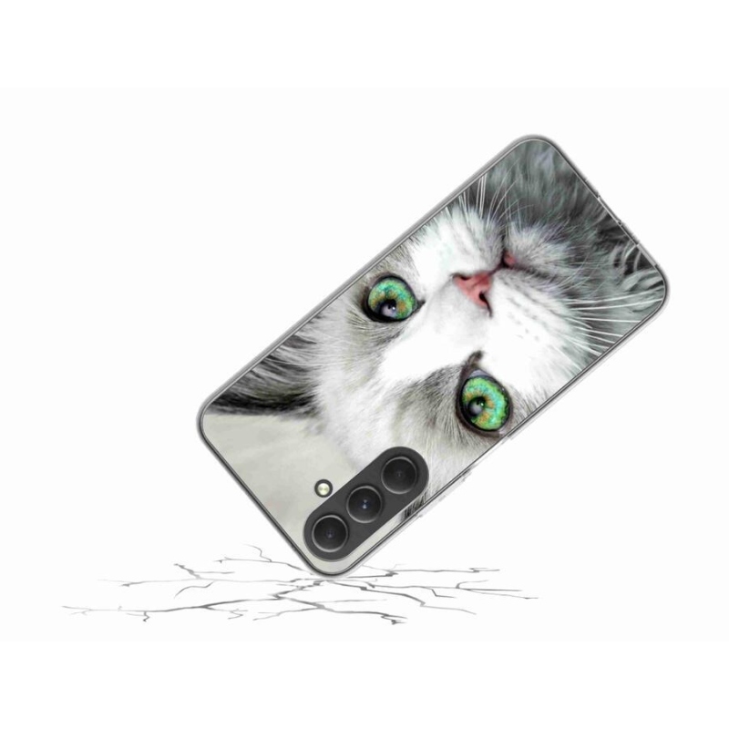 Zselés borítás mmCase Samsung Galaxy A54 5G - macskaszem