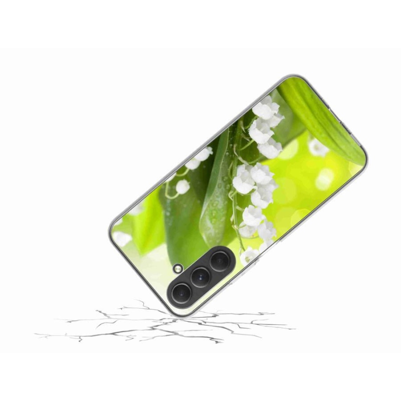Gél borítás mmCase Samsung Galaxy A54 5G - lily of the valley - gyöngyvirág