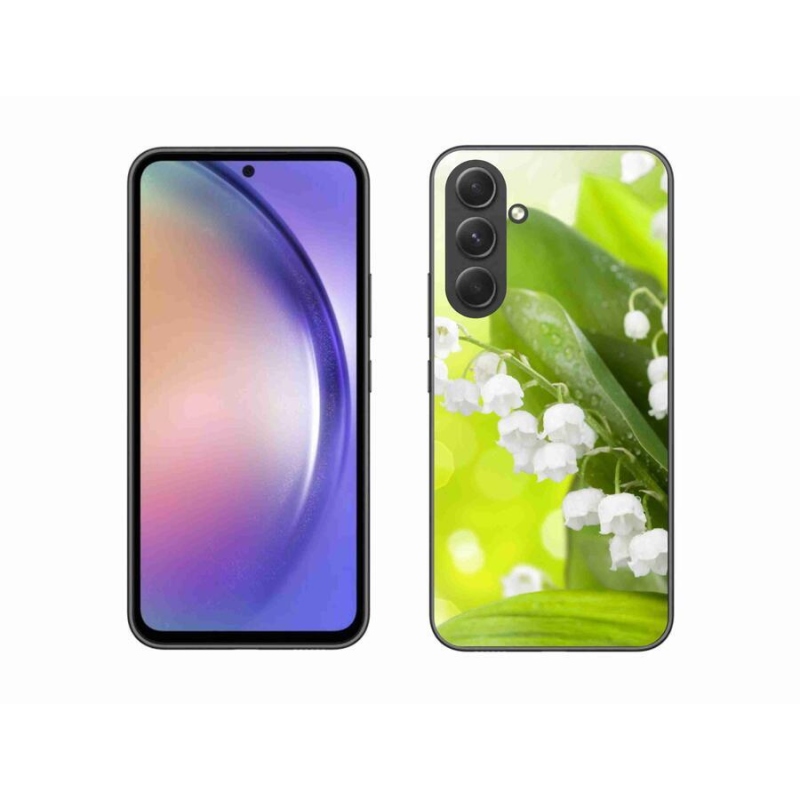 Gél borítás mmCase Samsung Galaxy A54 5G - lily of the valley - gyöngyvirág