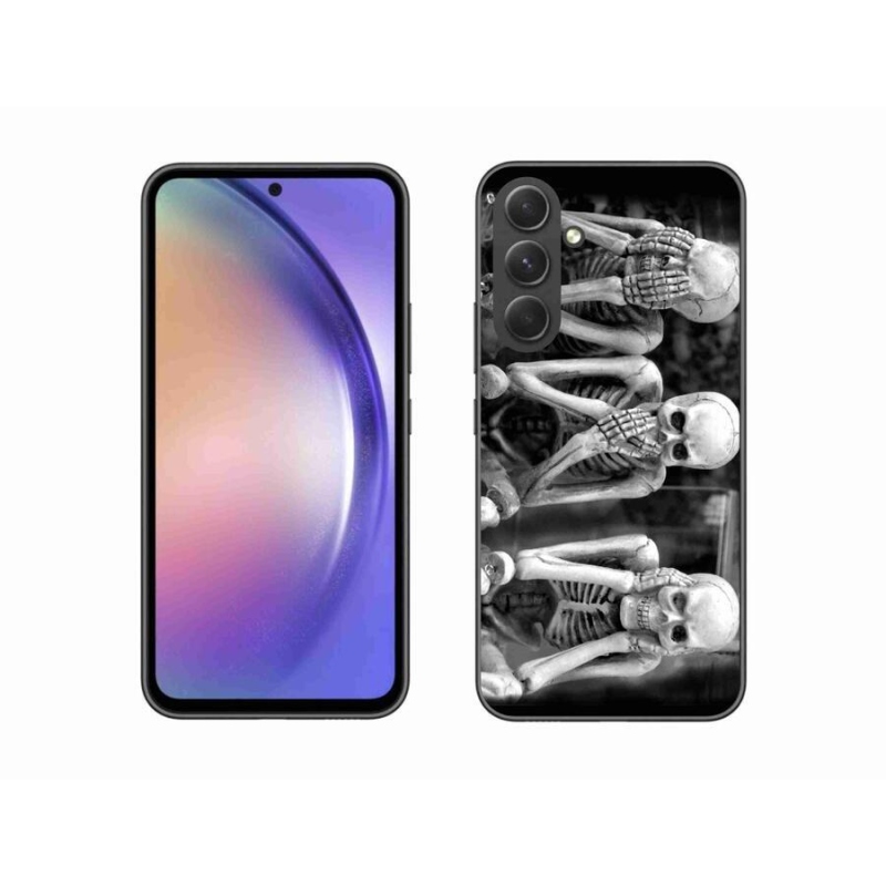 Gél borítás mmCase Samsung Galaxy A54 5G - csontvázakhoz