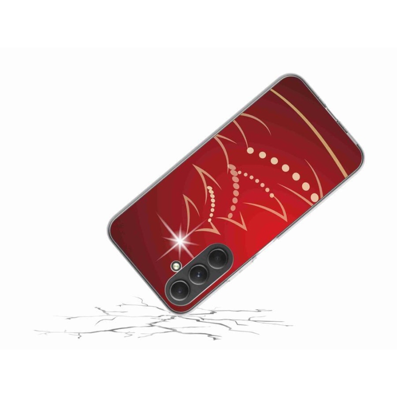 Gél borítás mmCase Samsung Galaxy A54 5G - karácsonyfa karikatúra