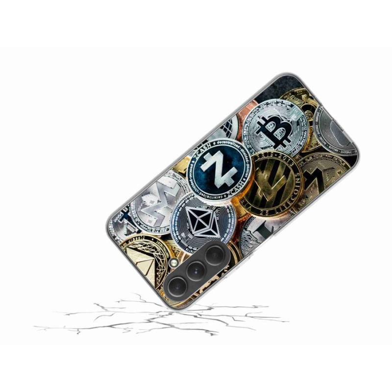 Gél borítás mmCase Samsung Galaxy A54 5G - kriptovalutákhoz