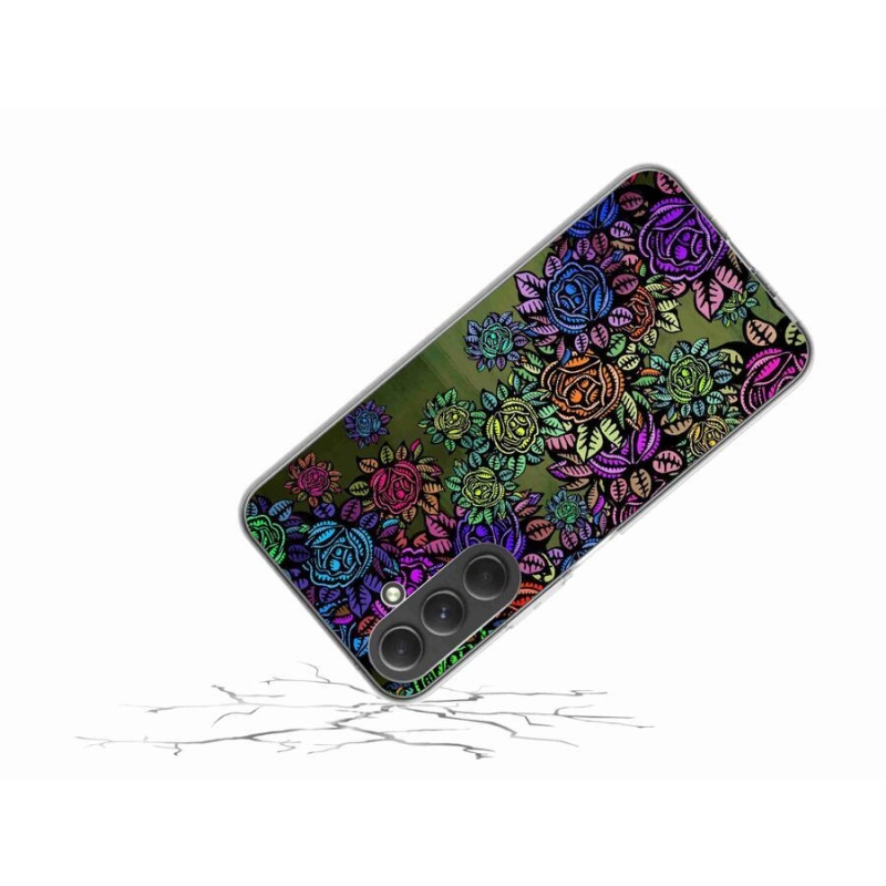 Gél borítás mmCase Samsung Galaxy A54 5G - virágok 6