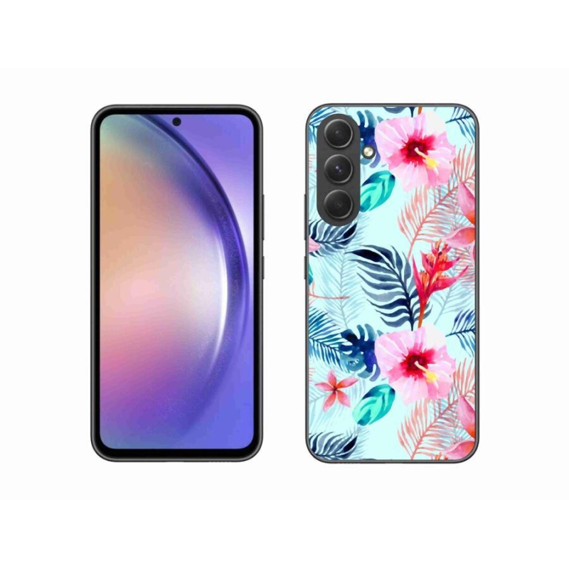 Gél védőhuzat mmCase Samsung Galaxy A54 5G - virágok