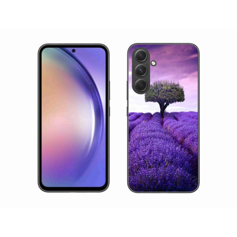 Gél védőhuzat mmCase Samsung Galaxy A54 5G - levendula rét