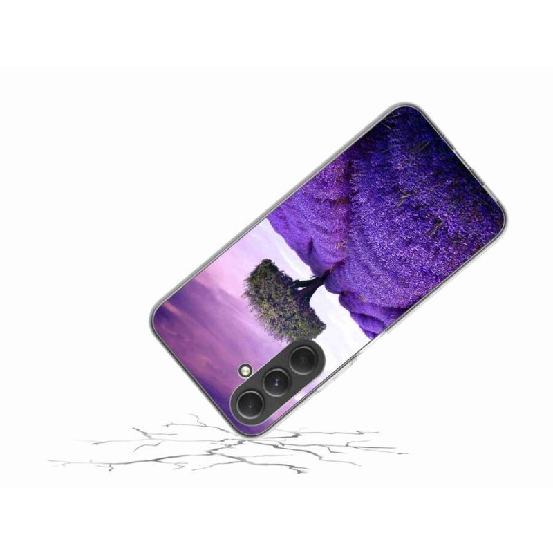 Gél védőhuzat mmCase Samsung Galaxy A54 5G - levendula rét