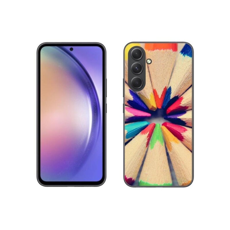 Zselés borítás mmCase Samsung Galaxy A54 5G - zsírkrétákhoz