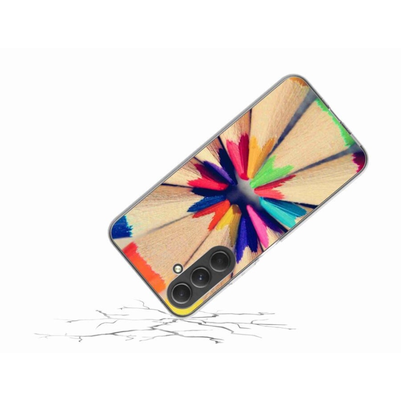 Zselés borítás mmCase Samsung Galaxy A54 5G - zsírkrétákhoz