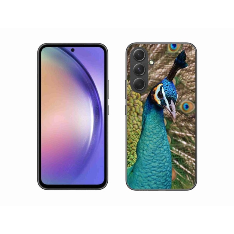 Zselés borítás mmCase Samsung Galaxy A54 5G - páva