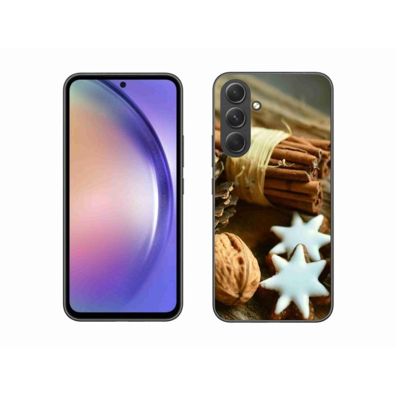 Gél borítás mmCase Samsung Galaxy A54 5G - fahéj és mézeskalács - Samsung Galaxy A54 5G - fahéj és mézeskalács