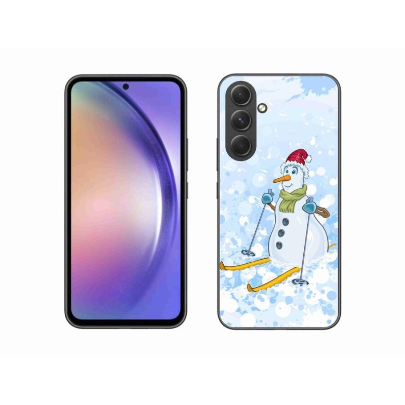 Gél védőhuzat mmCase Samsung Galaxy A54 5G - hóemberhez