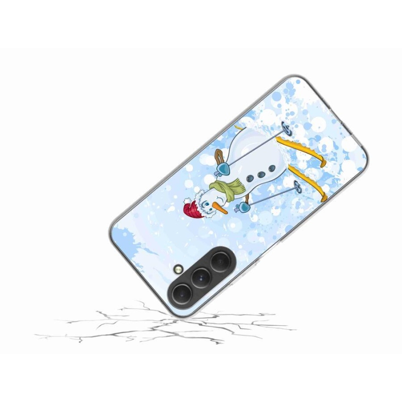Gél védőhuzat mmCase Samsung Galaxy A54 5G - hóemberhez
