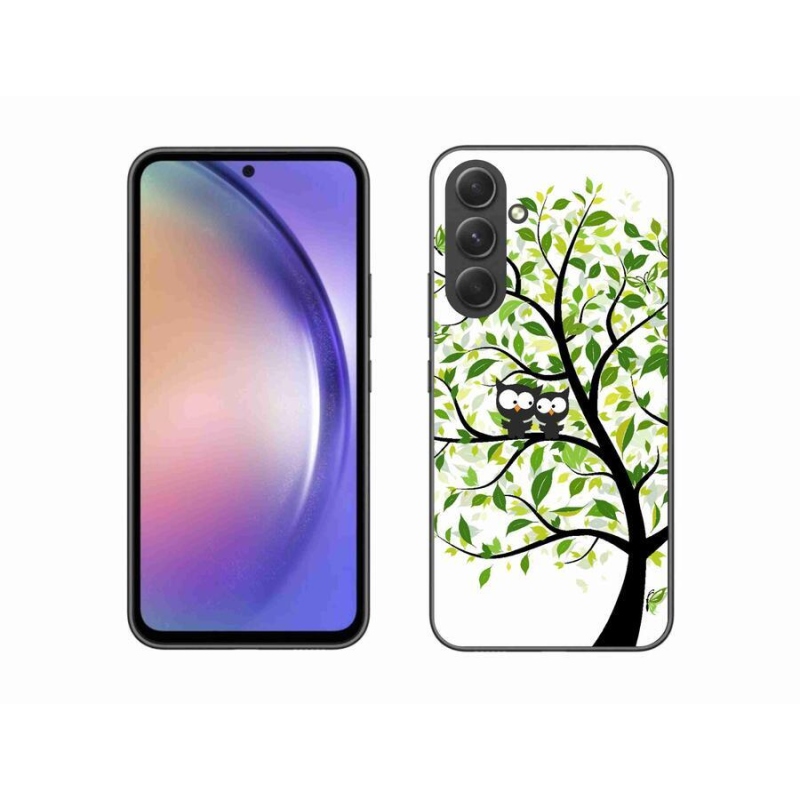 Zselés borítás mmCase Samsung Galaxy A54 5G - baglyok a fán