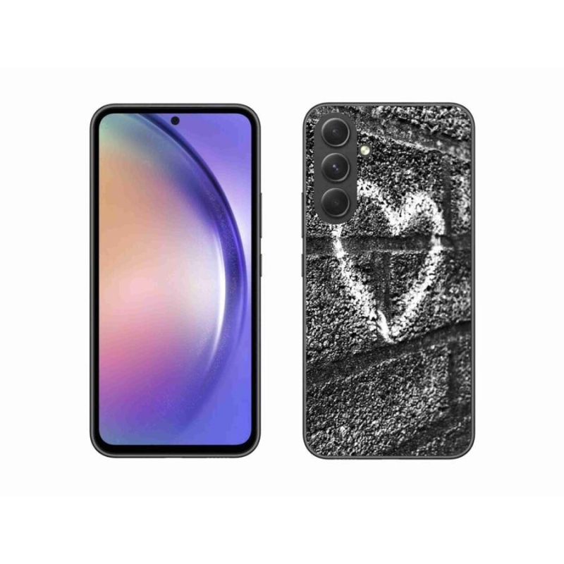 Zselés borítás mmCase Samsung Galaxy A54 5G - szív a falon