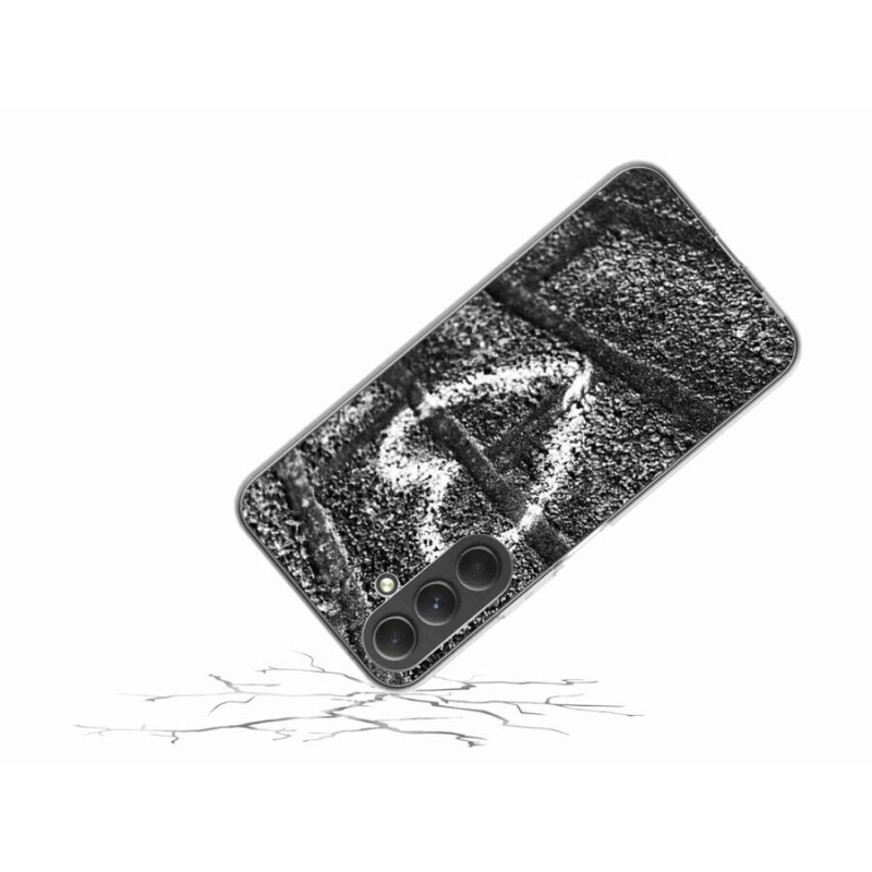 Zselés borítás mmCase Samsung Galaxy A54 5G - szív a falon