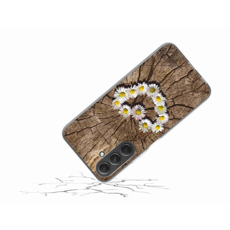 Zselés borítás mmCase Samsung Galaxy A54 5G - Százszorszépek szíve