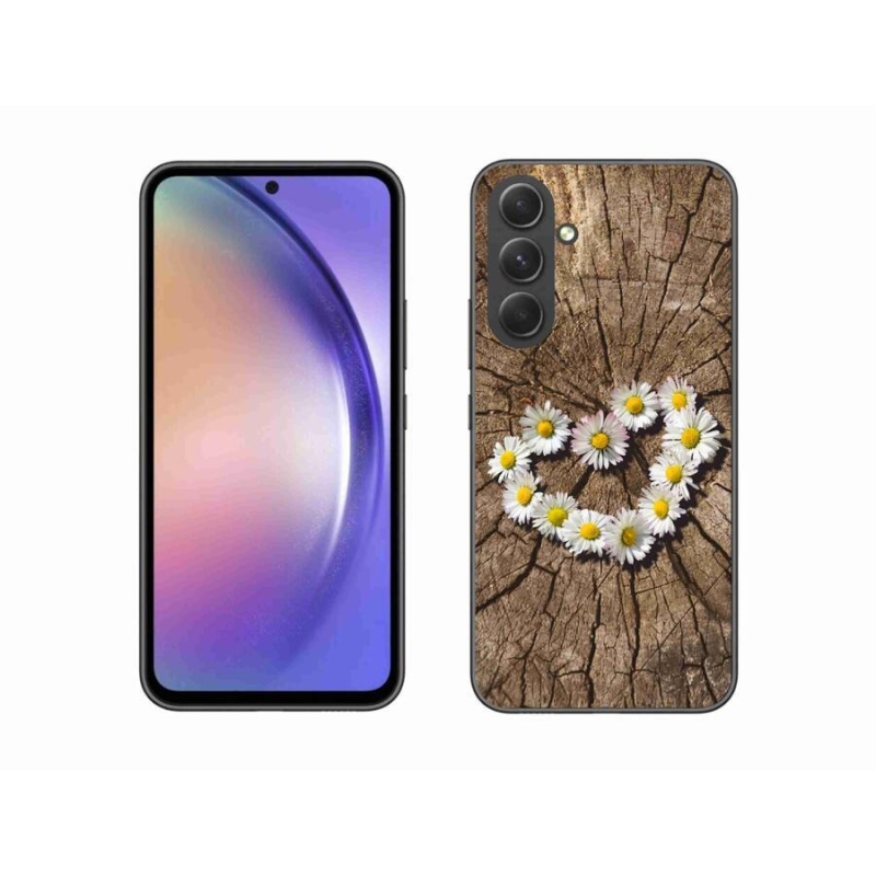 Zselés borítás mmCase Samsung Galaxy A54 5G - Százszorszépek szíve