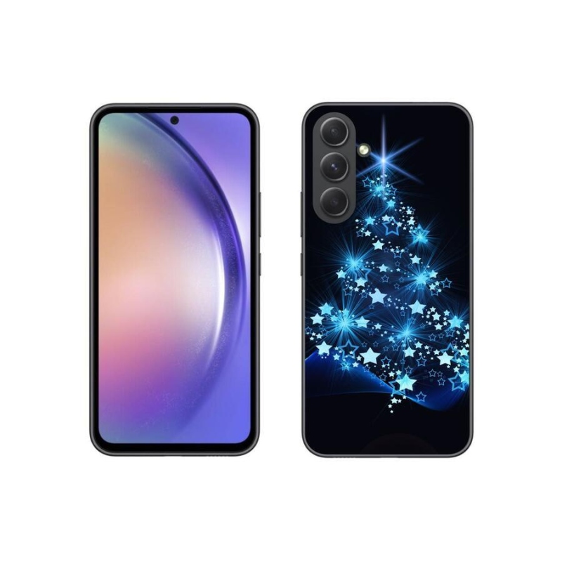 Gél borítás mmCase Samsung Galaxy A54 5G - karácsonyfa