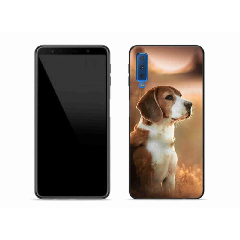 Zselés borítás mmCase Samsung Galaxy A7 (2018) - bézs színű