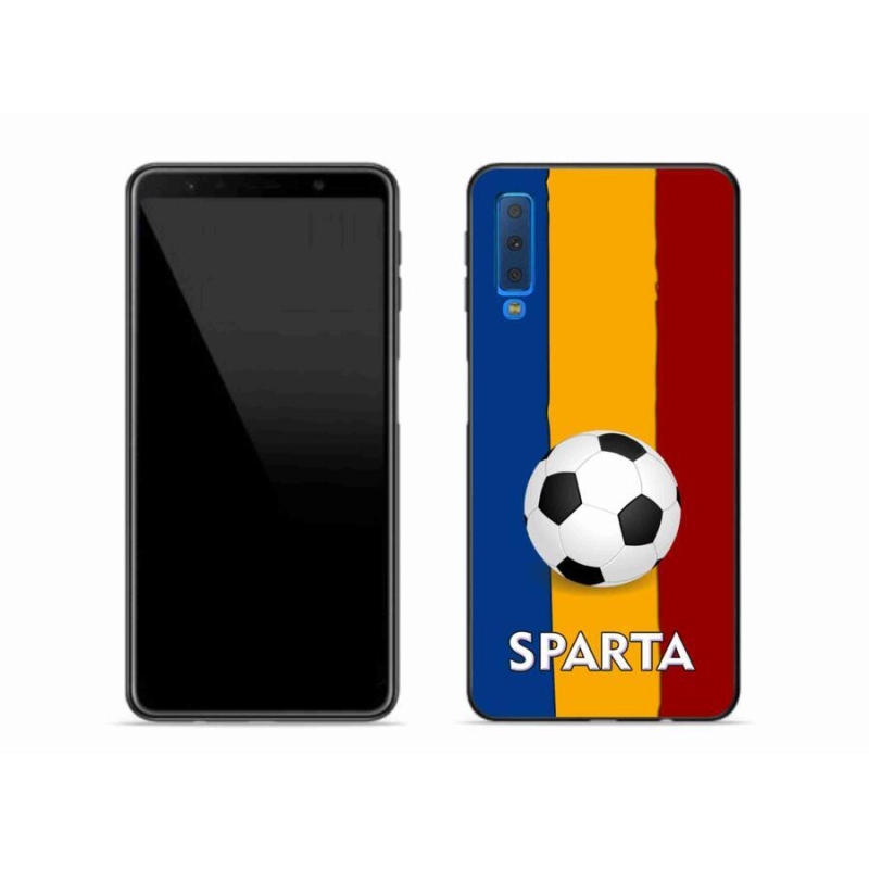 Gél borítás mmCase Samsung Galaxy A7 (2018) - futball 1