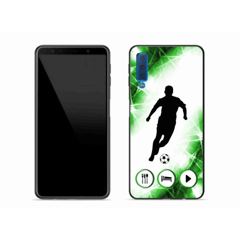 Gél védőhuzat mmCase Samsung Galaxy A7 (2018) - focista