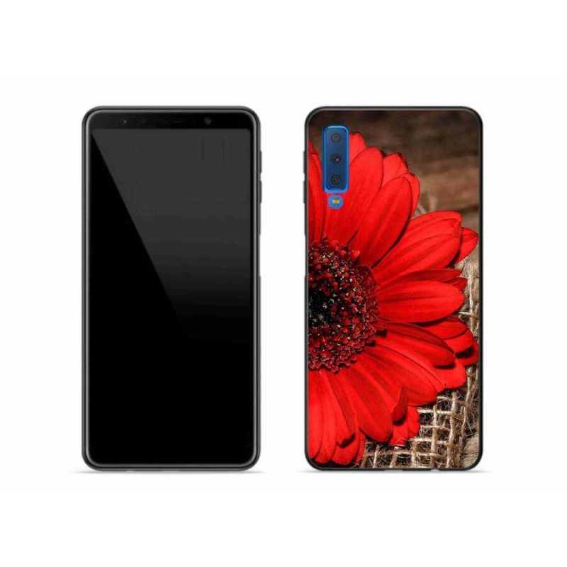 Gél borítás mmCase Samsung Galaxy A7 (2018) - gerbera