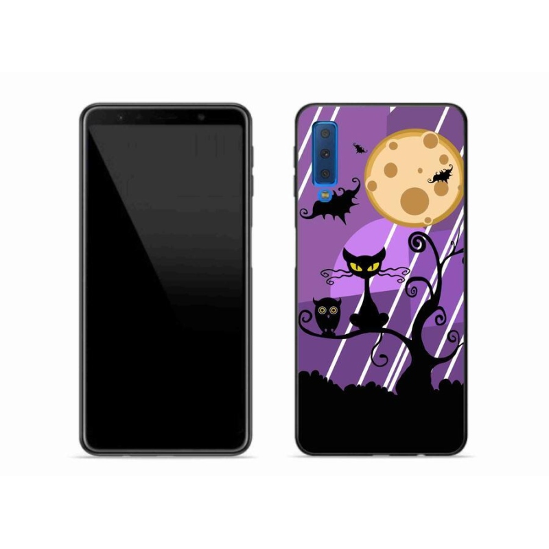 Gél borítás mmCase Samsung Galaxy A7 (2018) - halloween