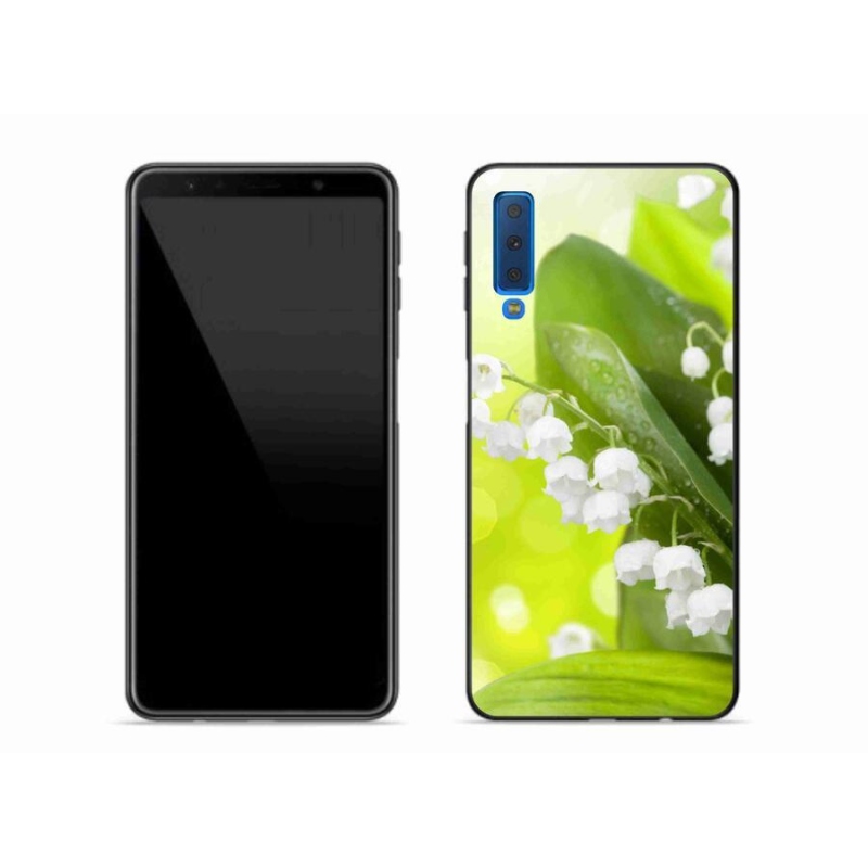 Zselés borítás mmCase Samsung Galaxy A7 (2018) - lily of the valley (gyöngyvirág)