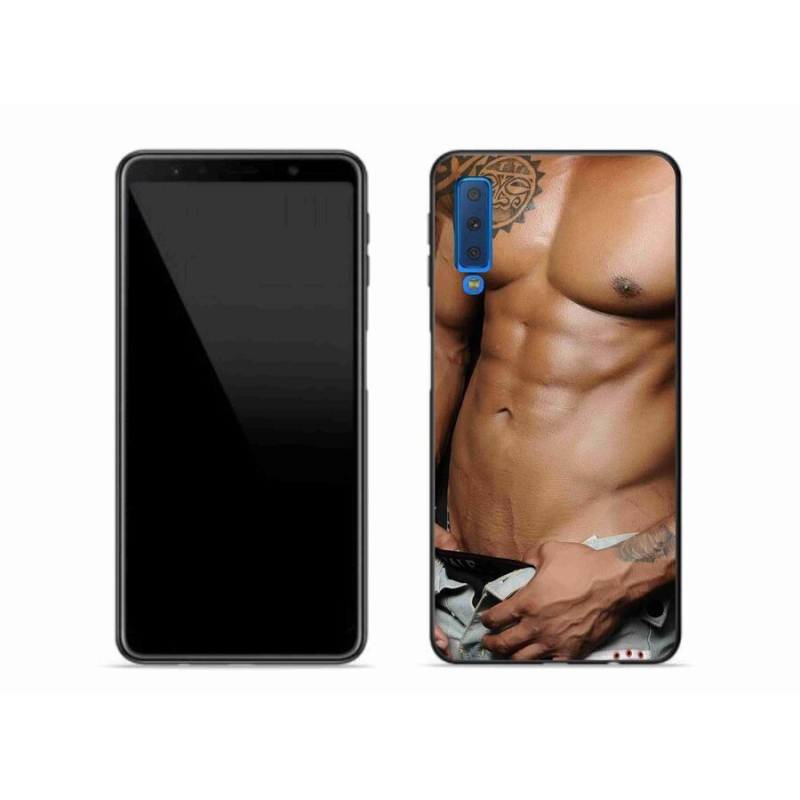 Gél borítás mmCase Samsung Galaxy A7 (2018) - szexi férfi