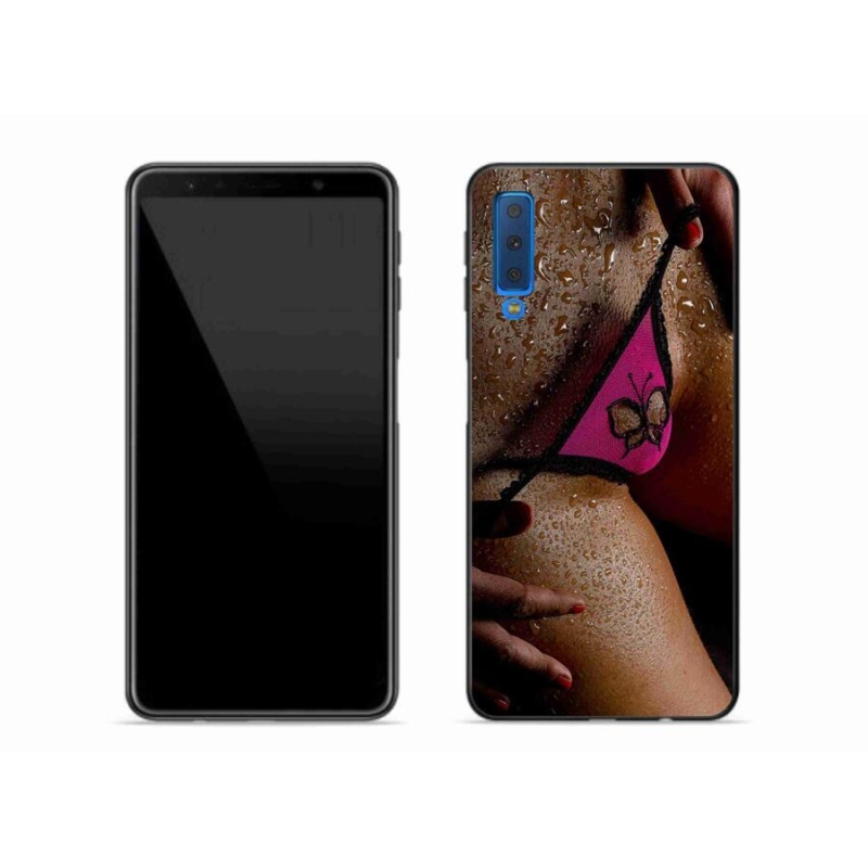 Gél borítás mmCase Samsung Galaxy A7 (2018) - szexi nő