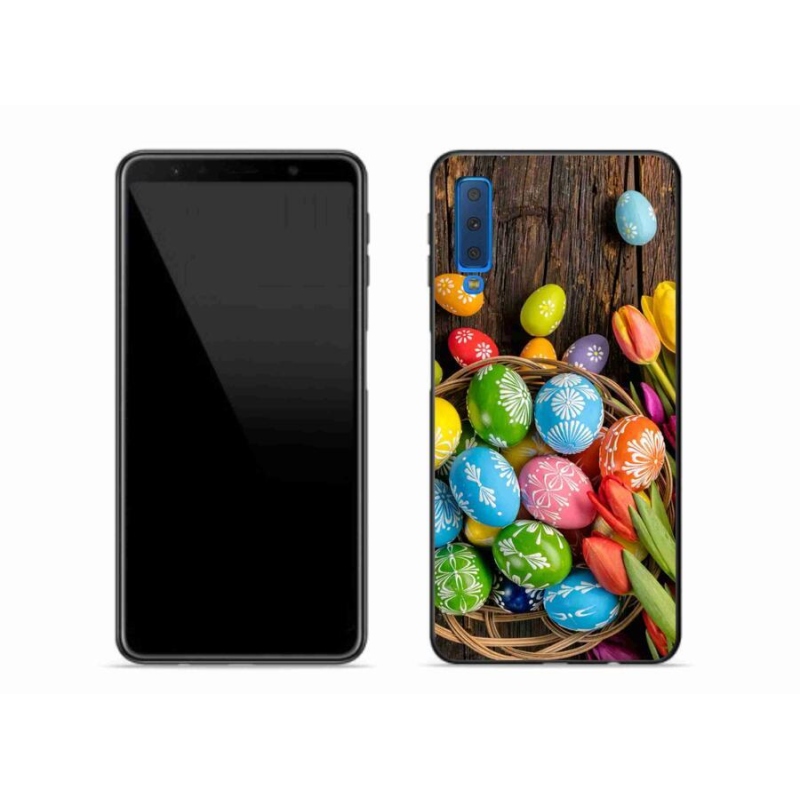 Gél borítás mmCase Samsung Galaxy A7 (2018) - Húsvéti tojás