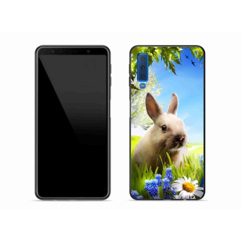 Zselés borítás mmCase Samsung Galaxy A7 (2018) - nyuszi