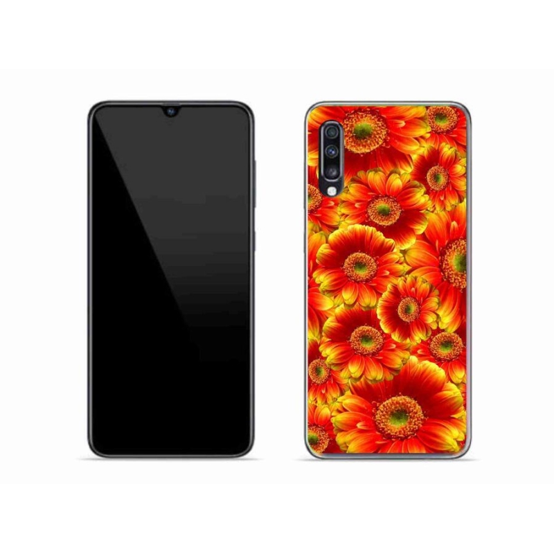 Gél borítás mmCase Samsung Galaxy A70 készülékhez - gerbera 1